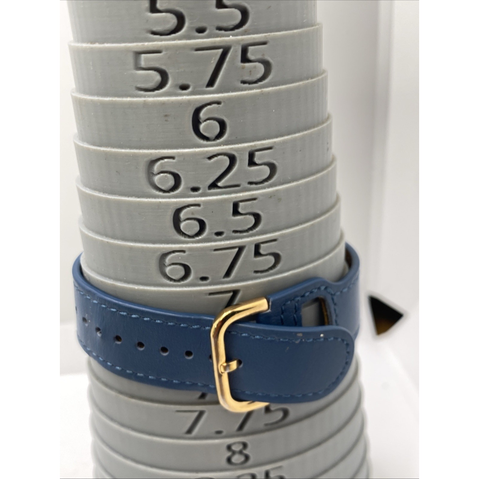 Freestyle Shark Rosegold Rhinestone Blue Leather Band Surfing Watch New Battery — image 3 of 8